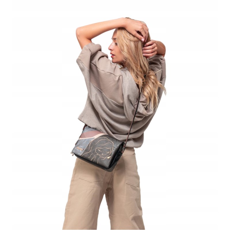 TOREBKA TORBA NA RAMIĘ DLA KOBIETY CROSSBODY ANEKKE DREAMVERSE HEARTBEAT