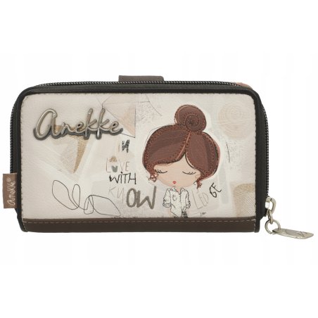 MODNY PORTFEL DAMSKI PORTMONETKA WALLET ANEKKE SOPHIA ETUI NA KARTY RFID