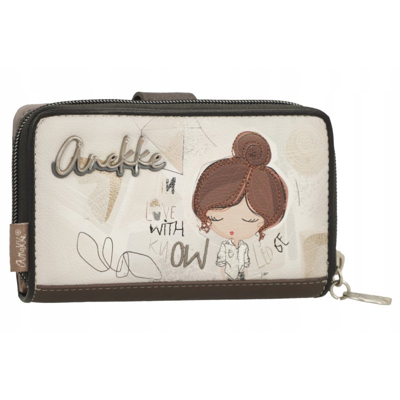 MODNY PORTFEL DAMSKI PORTMONETKA WALLET ANEKKE SOPHIA ETUI NA KARTY RFID