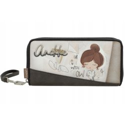 MODNY PORTFEL DAMSKI PORTMONETKA WALLET ANEKKE SOPHIA ETUI NA KARTY RFID