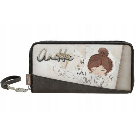 MODNY PORTFEL DAMSKI PORTMONETKA WALLET ANEKKE SOPHIA ETUI NA KARTY RFID