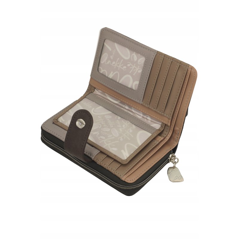 MODNY PORTFEL DAMSKI PORTMONETKA WALLET ANEKKE SOPHIA ETUI NA KARTY RFID