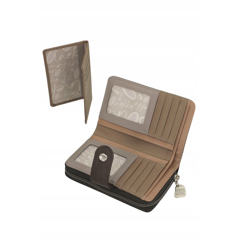 MODNY PORTFEL DAMSKI PORTMONETKA WALLET ANEKKE SOPHIA ETUI NA KARTY RFID