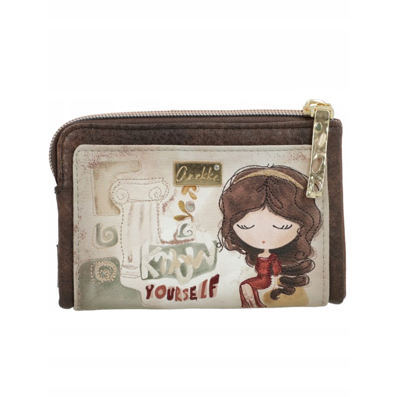 MODNY PORTFEL DAMSKI PORTMONETKA WALLET ANEKKE MUSE ETUI NA KARTY RFID