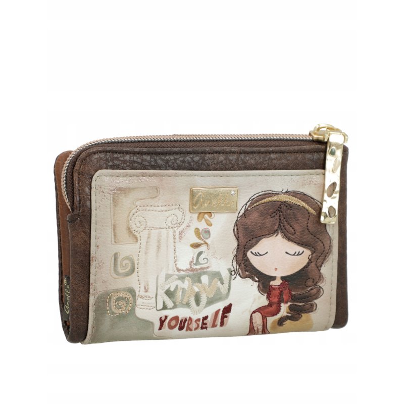 MODNY PORTFEL DAMSKI PORTMONETKA WALLET ANEKKE MUSE ETUI NA KARTY RFID