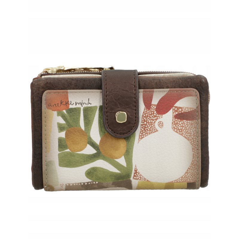 MODNY PORTFEL DAMSKI PORTMONETKA WALLET ANEKKE MUSE ETUI NA KARTY RFID