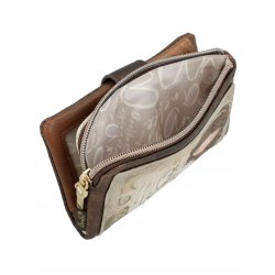 MODNY PORTFEL DAMSKI PORTMONETKA WALLET ANEKKE MUSE ETUI NA KARTY RFID