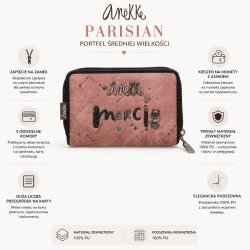 PORTFEL DAMSKI ŚREDNI ANEKKE PARISIAN