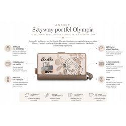 ANEKKE OLYMPIA ELEGANCKI PORTFEL DAMSKI SZTYWNY