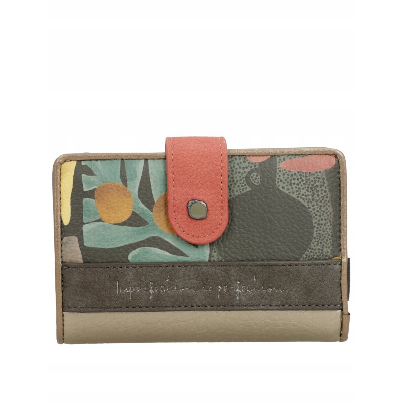 MODNY PORTFEL DAMSKI PORTFELIK ANEKKE MUSE ETUI NA KARTY RFID