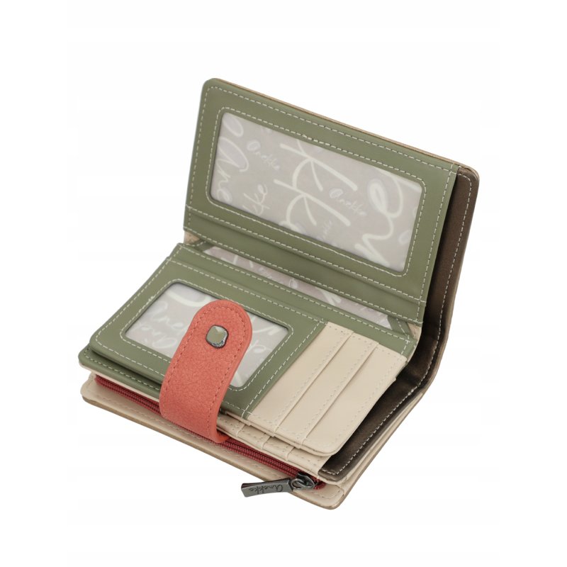 MODNY PORTFEL DAMSKI PORTFELIK ANEKKE MUSE ETUI NA KARTY RFID