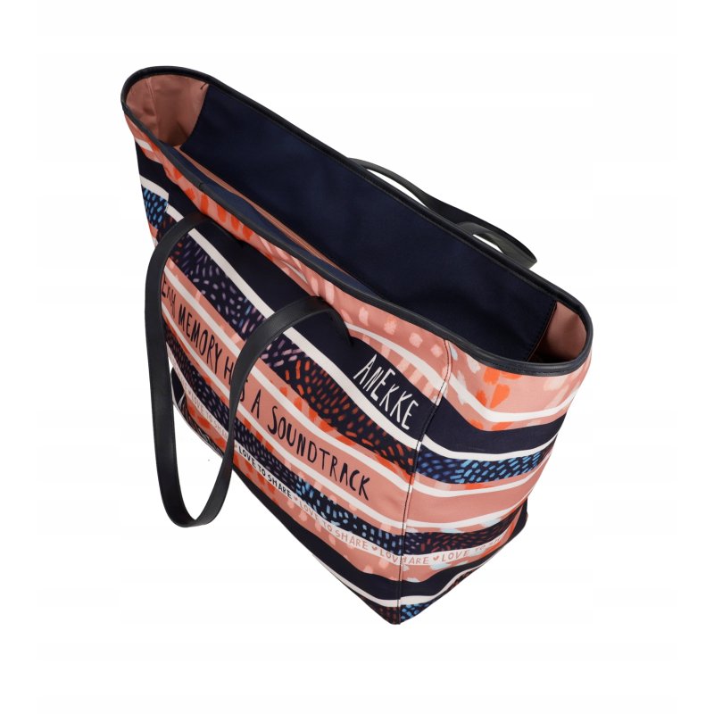 TOREBKA NA PLAŻĘ DUŻA TORBA PLAŻOWA SHOPPER NA ZAKUPY ANEKKE PEACE&LOVE