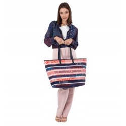TOREBKA NA PLAŻĘ DUŻA TORBA PLAŻOWA SHOPPER NA ZAKUPY ANEKKE PEACE&LOVE