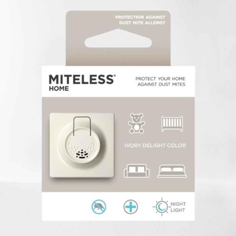 ULTRADŹWIĘKOWA OCHRONA PRZED ROZTOCZAMI KURZU W DOMU MITELESS HOME BEŻOWY