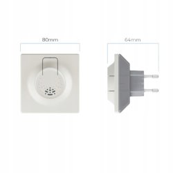 ULTRADŹWIĘKOWA OCHRONA PRZED ROZTOCZAMI KURZU W DOMU MITELESS HOME SZARY