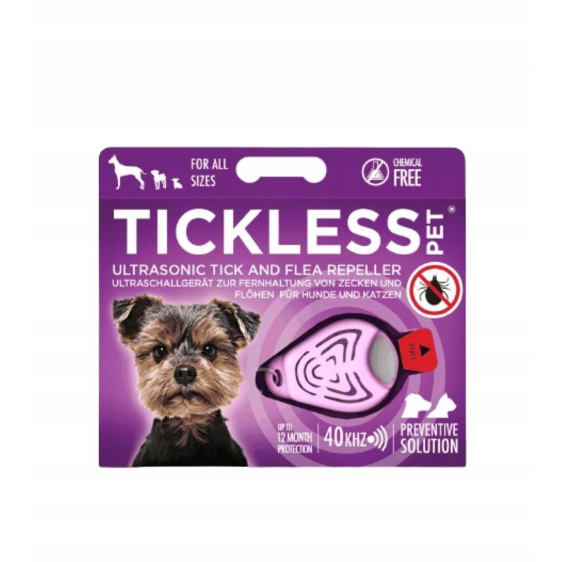 TICKLESS PET DLA PSA KOTA ULTRADŹWIĘKOWA OCHRONA ŚRODEK NA KLESZCZE