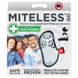 MITELESS PRZENOŚNA ULTRADŹWIĘKOWA OCHRONA NA ROZTOCZA KURZU DLA ALERGIKÓW