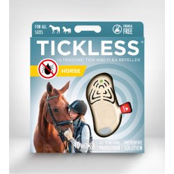 TICKLESS ULTRADŹWIĘKOWA OCHRONA PRZED KLESZCZAMI I PCHŁAMI DLA DLA KONI