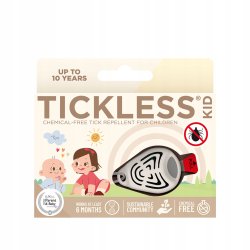 TICKLESS KID DLA DZIECI ULTRADŹWIĘKOWA OCHRONA ŚRODEK NA KLESZCZE BEŻOWY