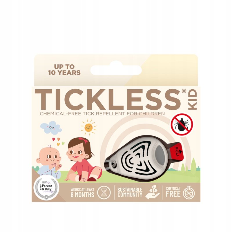 TICKLESS KID DLA DZIECI ULTRADŹWIĘKOWA OCHRONA ŚRODEK NA KLESZCZE BEŻOWY