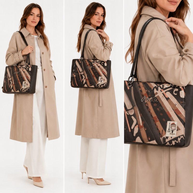 ANEKKE PARISIAN TOREBKA TYPU TOTE NA RAMIĘ