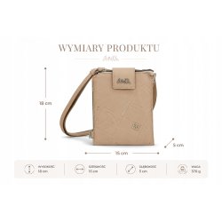 ANEKKE EVOLUTION MINI TOREBKA CROSSBODY Z KLAPKĄ
