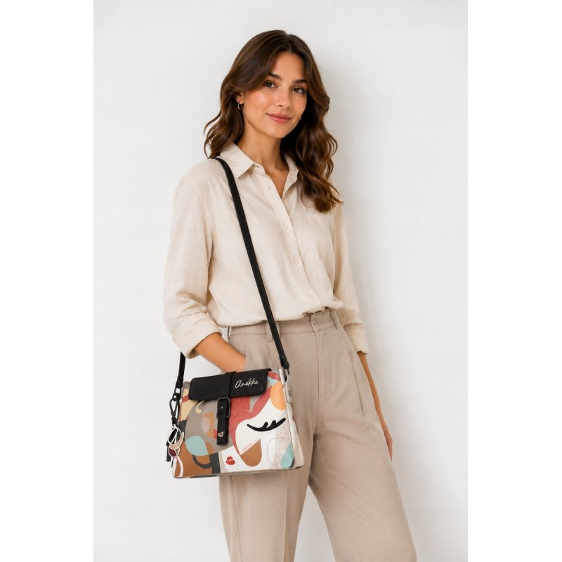 ANEKKE EIKON TOREBKA DAMSKA CROSSBODY Z KLAPKĄ