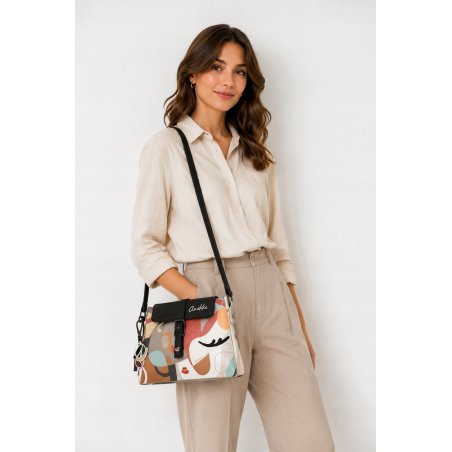 ANEKKE EIKON TOREBKA DAMSKA CROSSBODY Z KLAPKĄ