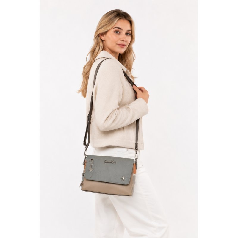 TOREBKA DAMSKA CROSSBODY Z KLAPKĄ ANEKKE AURALIS