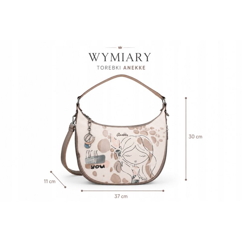 TOREBKA DAMSKA NA RAMIĘ CROSSBODY ANEKKE OLYMPIA