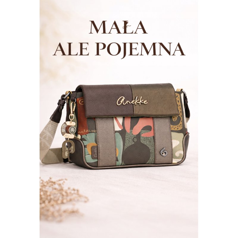 TOREBKA DAMSKA ANEKKE AMPHORA LISTONOSZKA Z KLAPKĄ BOHO