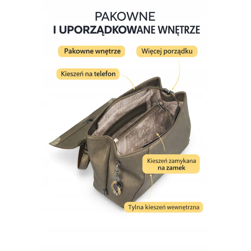 TOREBKA DAMSKA ANEKKE GAIA NA RAMIĘ DUŻA ELEGANCKA BOHO