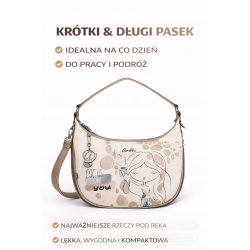 TOREBKA DAMSKA ANEKKE OLYMPIA NA RAMIĘ ELEGANCKA BOHO