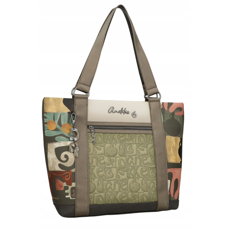 DUŻA TORBA TOREBKA SHOPPER BAG NA ZAKUPY BAGAŻ PODRĘCZNY ANEKKE AMPHORA