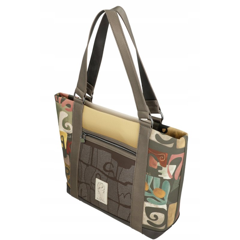 DUŻA TORBA TOREBKA SHOPPER BAG NA ZAKUPY BAGAŻ PODRĘCZNY ANEKKE AMPHORA