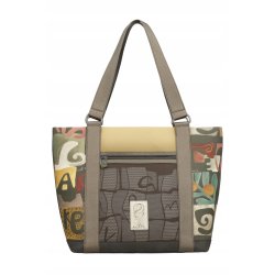 DUŻA TORBA TOREBKA SHOPPER BAG NA ZAKUPY BAGAŻ PODRĘCZNY ANEKKE AMPHORA
