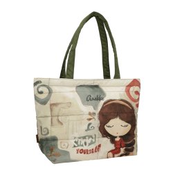DUŻA TORBA PLAŻOWA SHOPPER BAG NA ZAKUPY BAGAŻ PODRĘCZNY ANEKKE MUSE