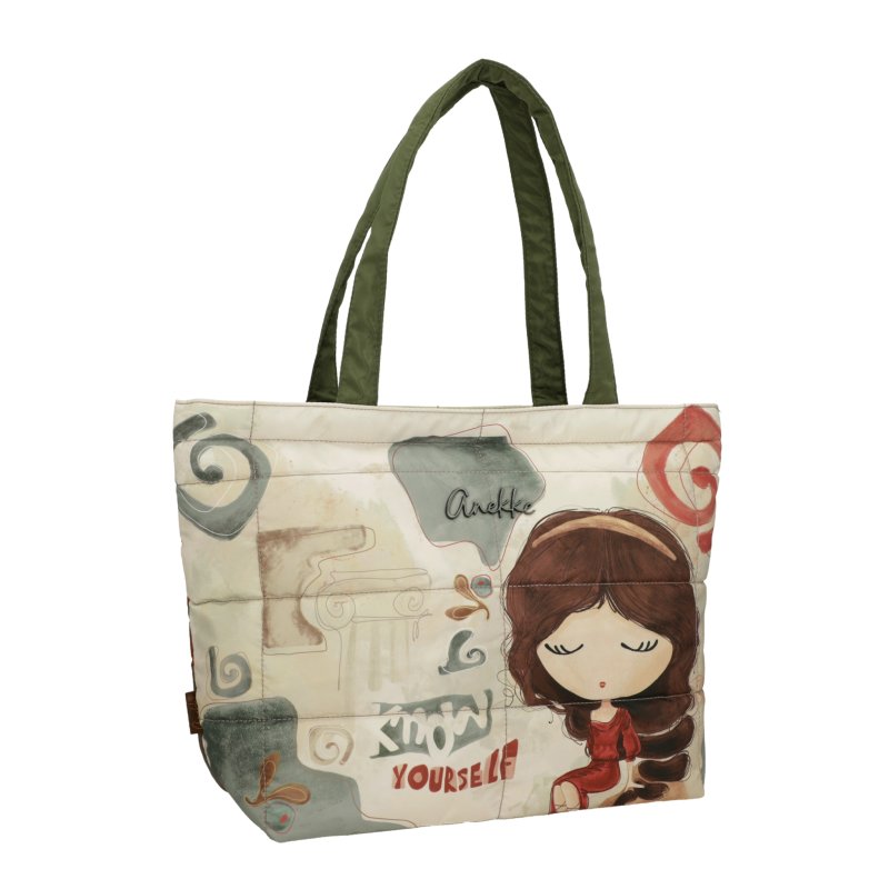 DUŻA TORBA PLAŻOWA SHOPPER BAG NA ZAKUPY BAGAŻ PODRĘCZNY ANEKKE MUSE