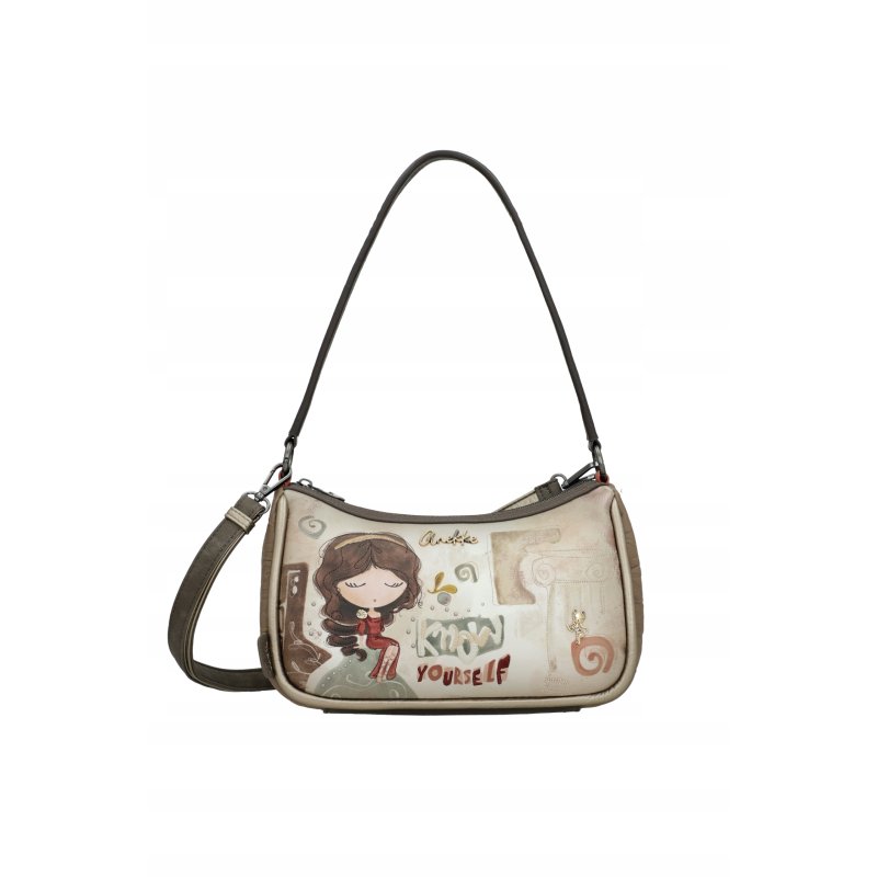 TOREBKA DAMSKA ELEGANCKA BAGIETKA NA RAMIĘ CROSSBODY ANEKKE MUSE