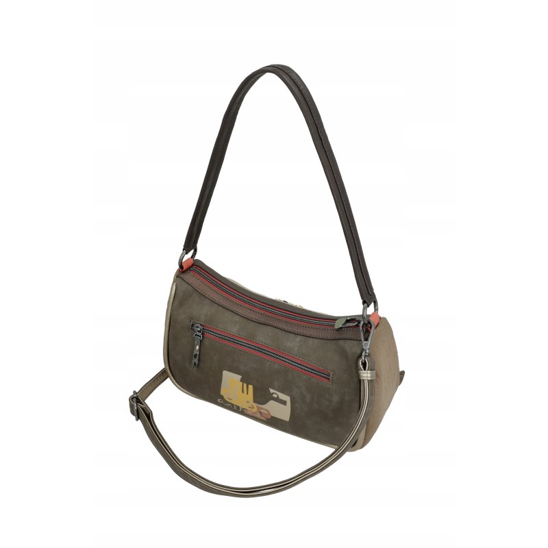 TOREBKA DAMSKA ELEGANCKA BAGIETKA NA RAMIĘ CROSSBODY ANEKKE MUSE