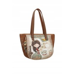 TOREBKA DAMSKA ELEGANCKA Z DWOMA UCHWYTAMI NA RAMIĘ SHOPPER BAG ANEKKE MUSE
