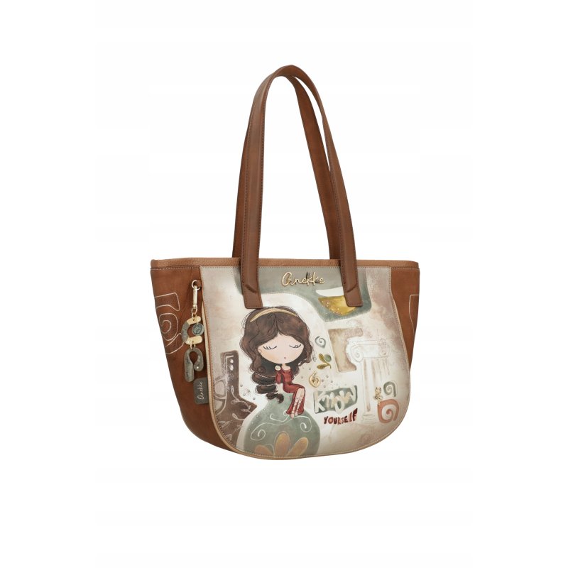 TOREBKA DAMSKA ELEGANCKA Z DWOMA UCHWYTAMI NA RAMIĘ SHOPPER BAG ANEKKE MUSE