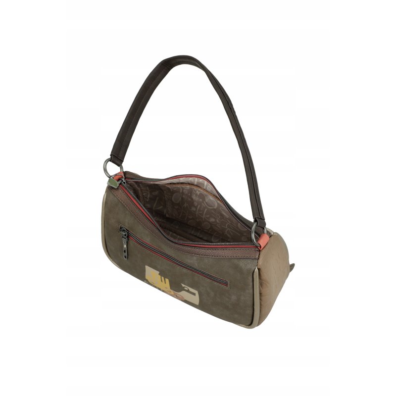 TOREBKA DAMSKA ELEGANCKA BAGIETKA NA RAMIĘ CROSSBODY ANEKKE MUSE