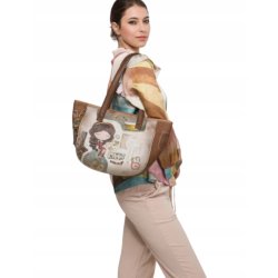 TOREBKA DAMSKA ELEGANCKA Z DWOMA UCHWYTAMI NA RAMIĘ SHOPPER BAG ANEKKE MUSE