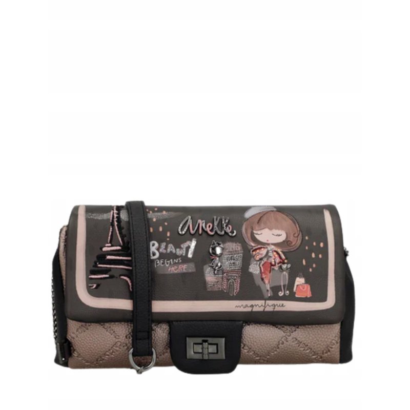 TOREBKA DAMSKA BANKIETOWA Z ŁAŃCUSZKIEM CROSSBODY ANEKKE MADEMOISELLE