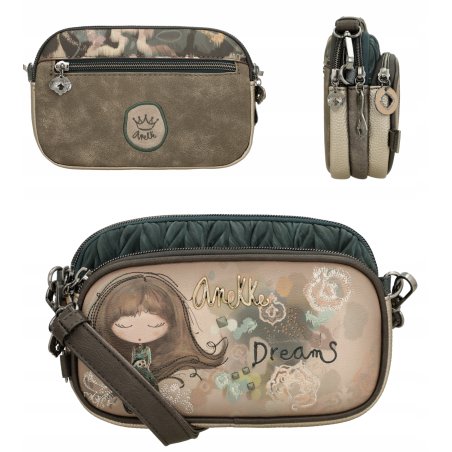 ANEKKE REAL MAŁA TOREBKA DAMSKA CROSSBODY LISTONOSZKA MIEJSKA