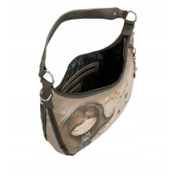 TOREBKA DAMSKA ANEKKE REAL NA RAMIĘ MODNA CROSSBODY LISTONOSZKA MIEJSKA