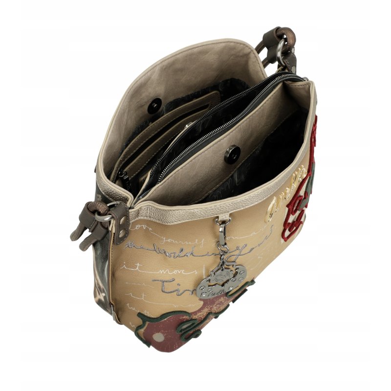 ANEKKE REAL MANIFESTO MAŁA TOREBKA DAMSKA LISTONOSZKA CROSSBODY DO RĘKI