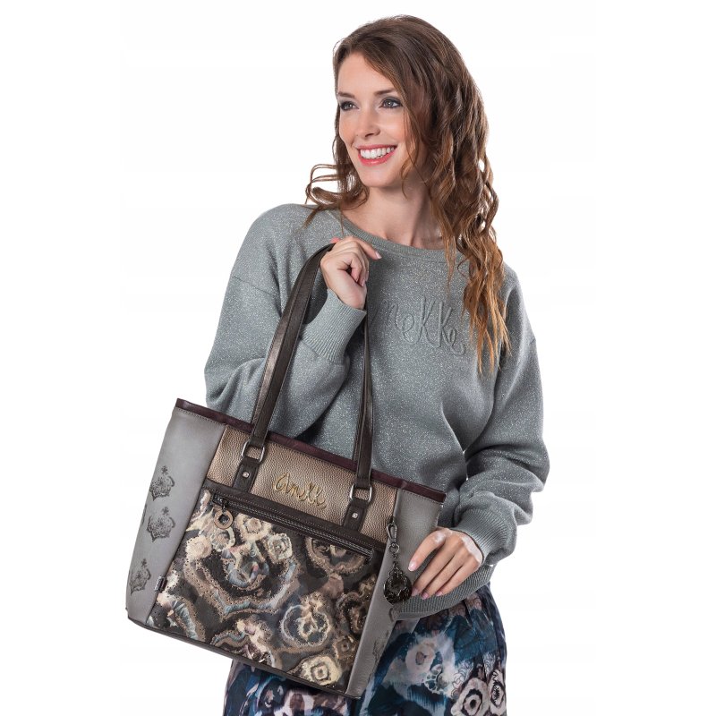 ANEKKE MEMORIES STORIES DUŻA TOREBKA DAMSKA SHOPPERBAG NA RAMIĘ DO RĘKI