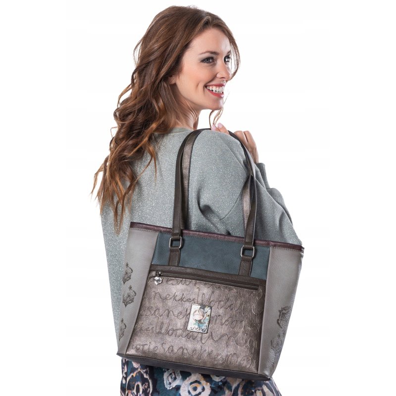 ANEKKE MEMORIES STORIES DUŻA TOREBKA DAMSKA SHOPPERBAG NA RAMIĘ DO RĘKI